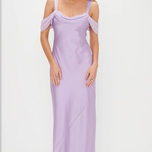 Show Me Your MuMu Strapless Lavender Lilac Dress